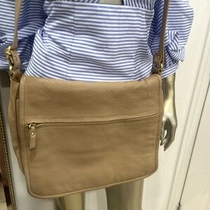 Vintage Liz Claiborne Beige Crossbody Purse, handbag
